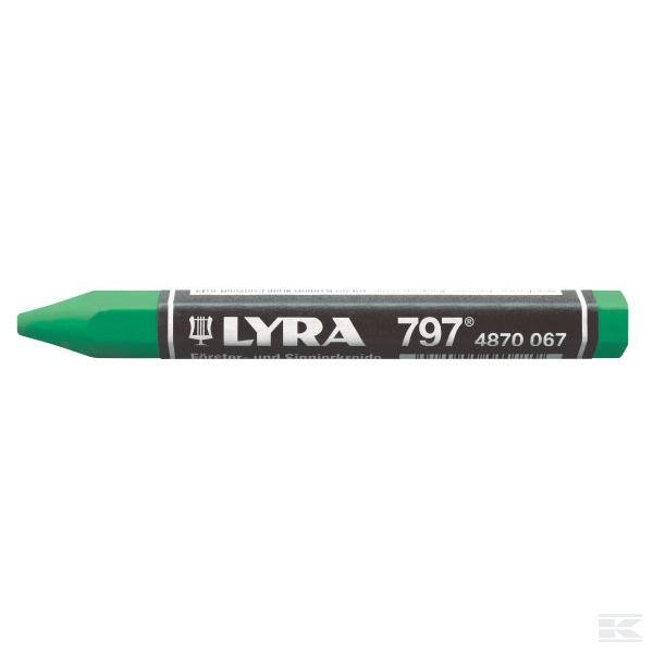 FW4870067 Мел для лесохозяйственных работ, зеленый (12 штук)