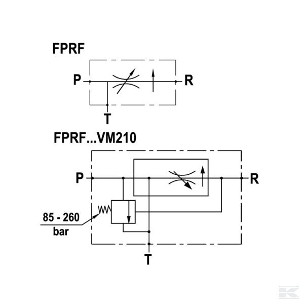 FPRF12ST 3-ход. рег. клапан 1/2 50-9