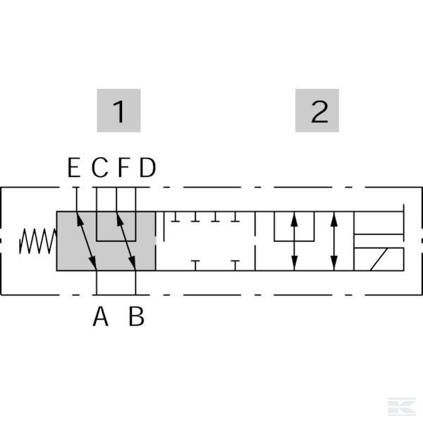 DFE0526002L Клапан 6/2 24Впост.т. 3/8" 210 бар