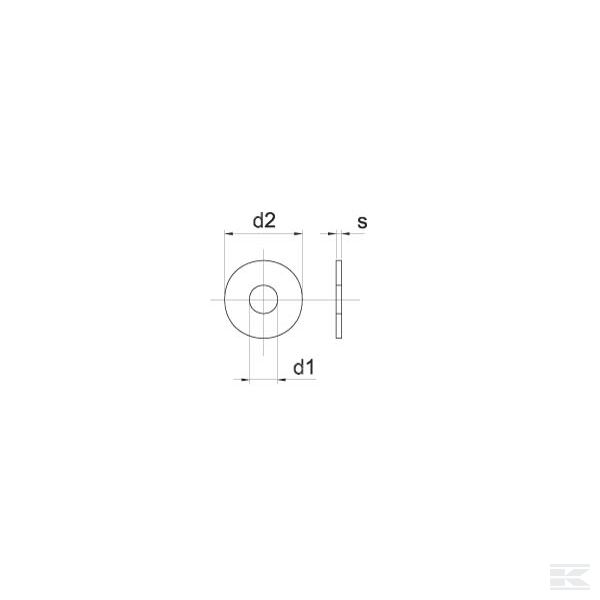 9021A6 Шайба M6 DIN9021A