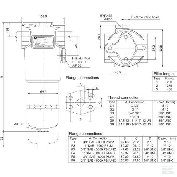FHP1352A10 Фильтр напорный