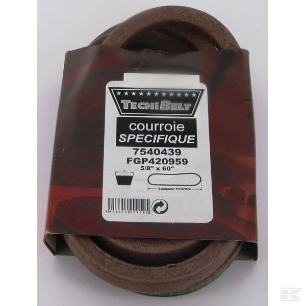 FGP420959 Клин.рем.д.MTD7540439 5/8"X60"