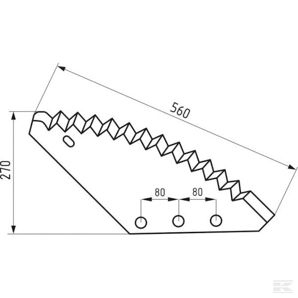 FM01134 Нож смесителя