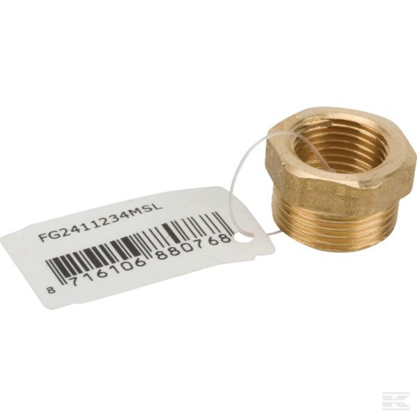 FG2411234MSL Переходник Внут.р. 1/2" x Нар.р. 3/4"