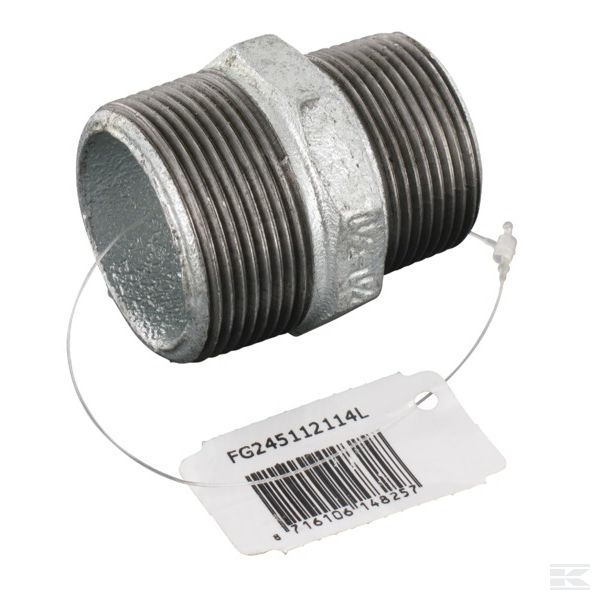 FG2451418 Переходник 2xНар.р. 1/4"x1/8"
