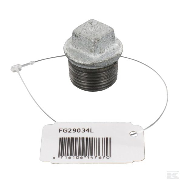 FG290212 Пробка оцинков. AG 2 1/2"