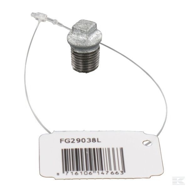 FG290212 Пробка оцинков. AG 2 1/2"