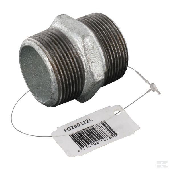 FG280212RVS Ниппель нст 2xНар.р.2 1/2"