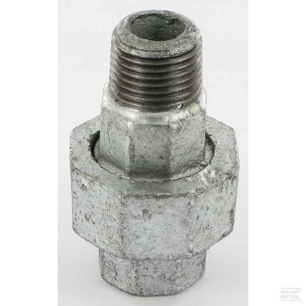 FG34112 Соединение резобовое оцинков. IG/AG 1/2"