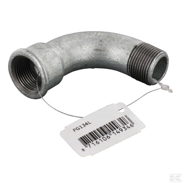 FG11 Колено 90° IG/AG оцинков. 1"