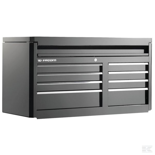 FASC8BK +Trolley 8 drawer black