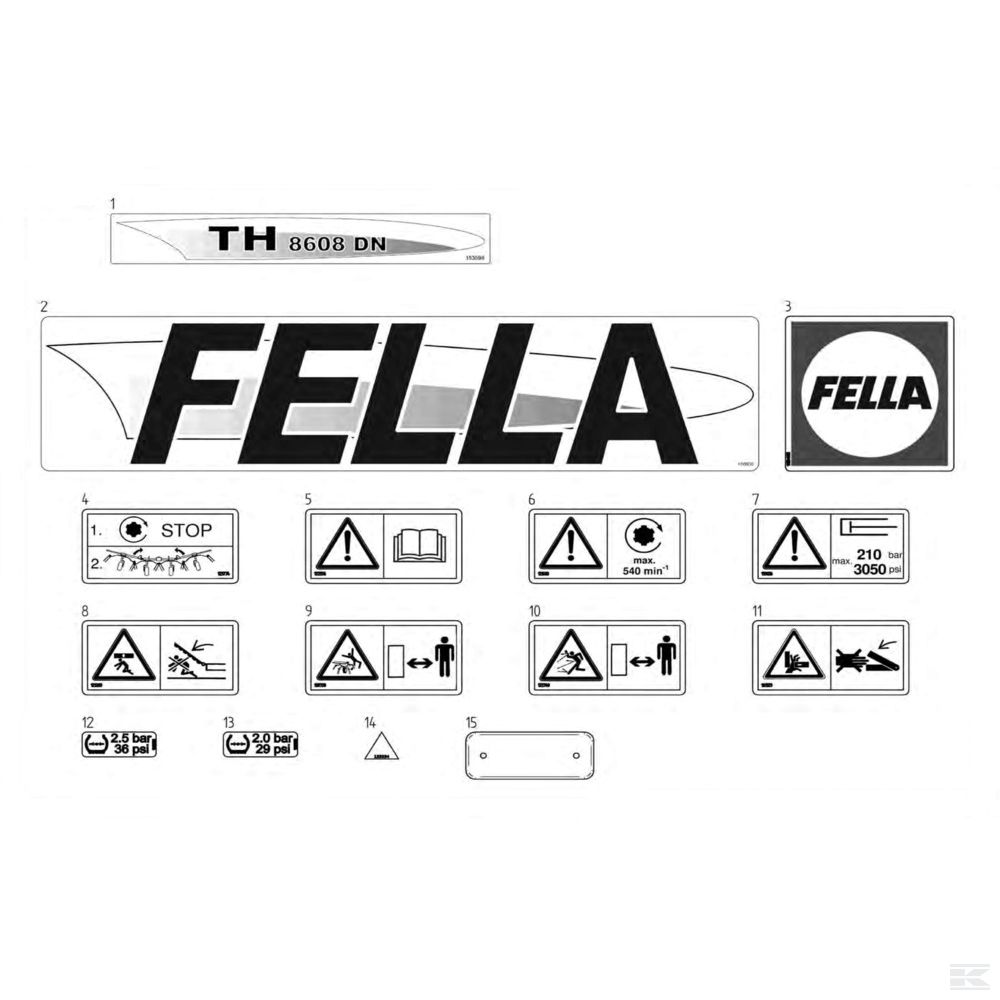 153465 Наклейка «Fella» 150x150