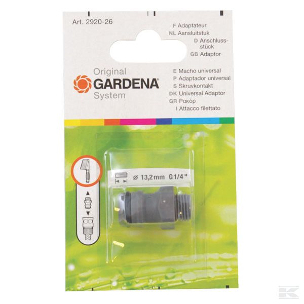 GA2920 Фитинг AG 1/4"