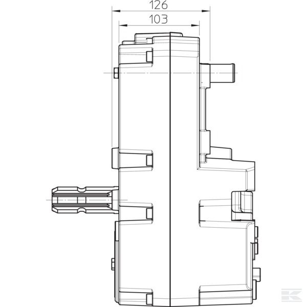 GBPW44051CCW1IV246 Редуктор Zuidberg