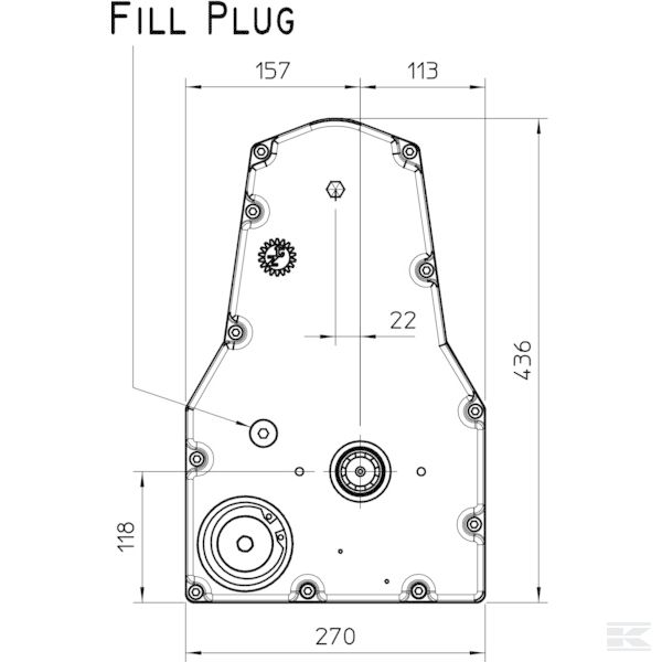 GBPA32548CW2IVSP21 Редуктор Zuidberg