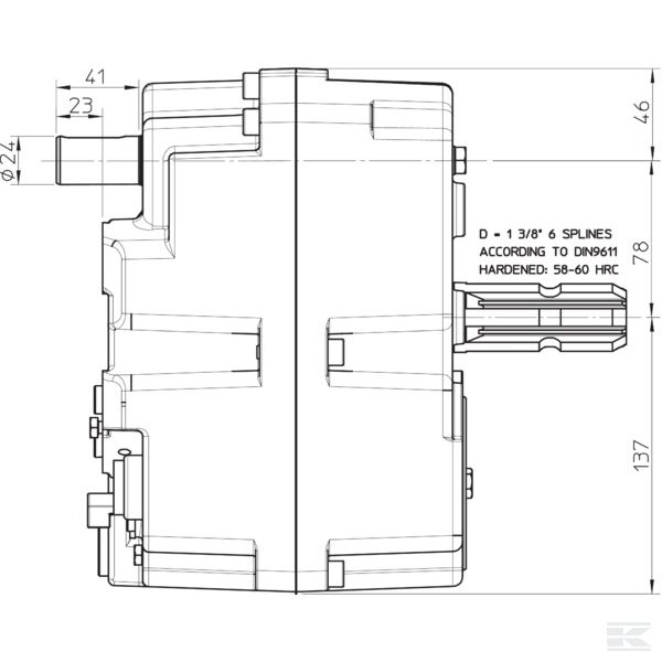 GBPK32151CW1IV246 Редуктор Zuidberg