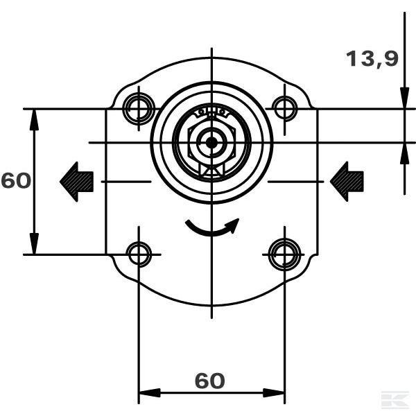 PLP2011S054B5 Насос шестеренчатый Polaris 20