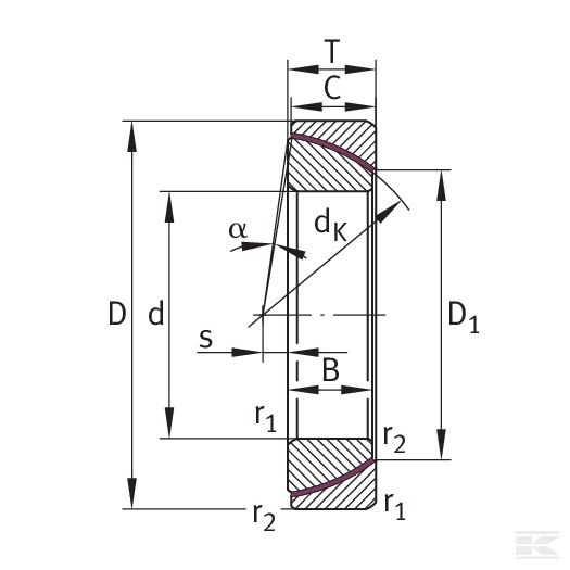 GE120SWAINA Шарнирный подшипник