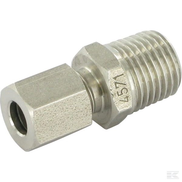GEV6LLRK14RVS Винт.муф.с внеш.рез.6LLR1/4V4A