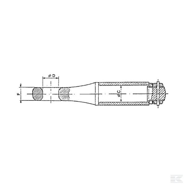OTO18966 Поворотная сцепная петля 7 т