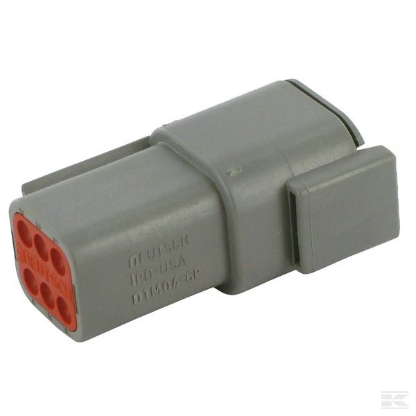 DSDTM046P Корпус штекерной колодки 6 P. Male DTM