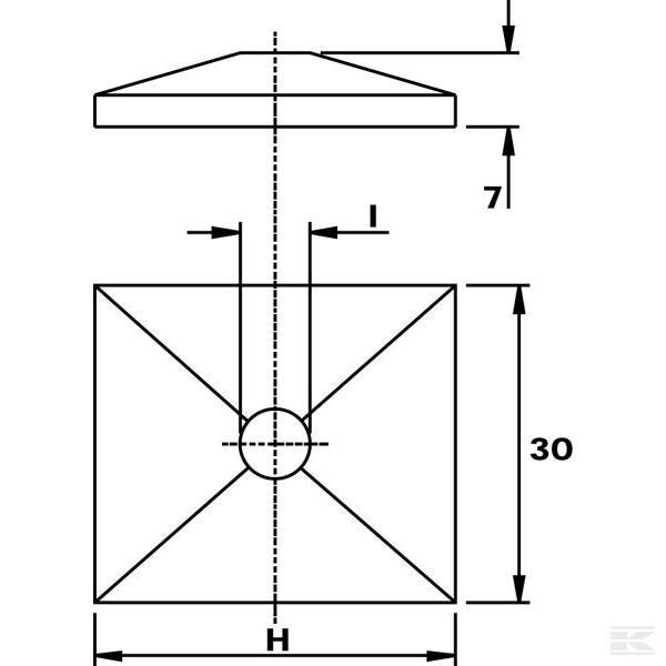 RS10606P001 Хомут д/труб, в сб. 6x6 мм (1)