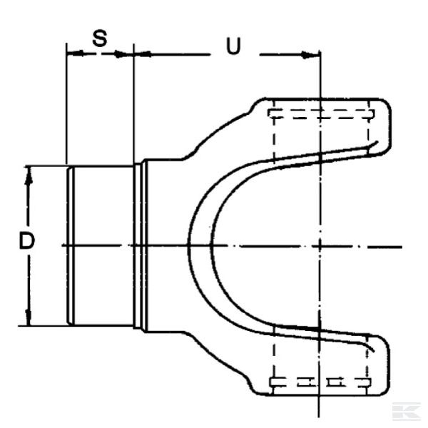 EDS170653321 Приварные вилки 33,2 35° F=40