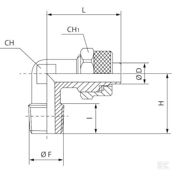 ECPOT3812 +Elbow coupler push-on