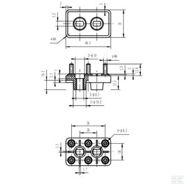 EM9809007WAKR Клеммная колодка