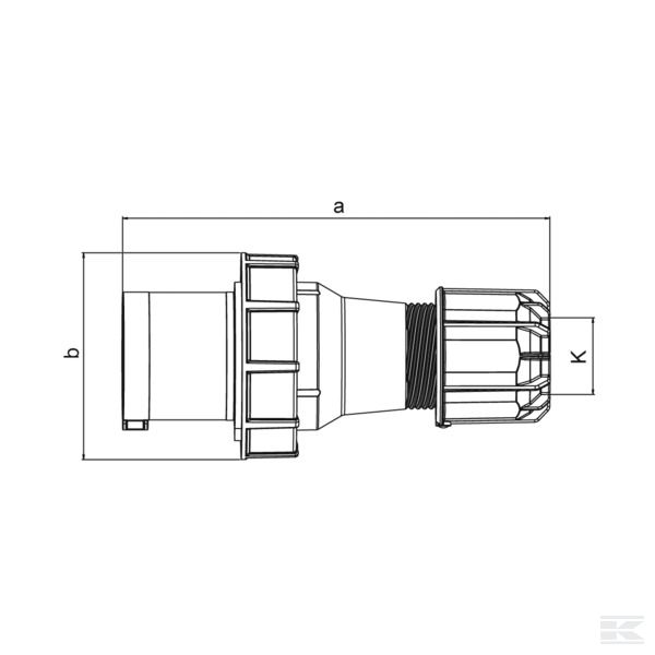 EM80456 Штекер CEE 125A, 5-п.
