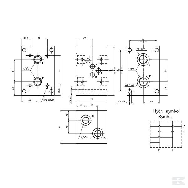 EC5412L Секция параллельная NG10