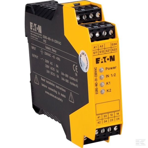 ESR5NO31230VAC Реле предохр., 2 Кан., Eaton