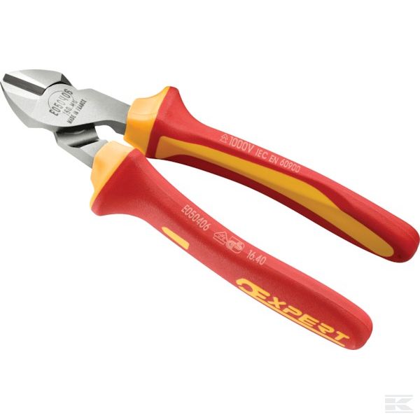 E050406 +VDE side cutting plier 160mm