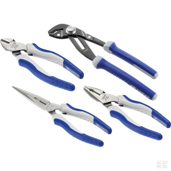 E080818 +Set of 4 mechanic's pliers