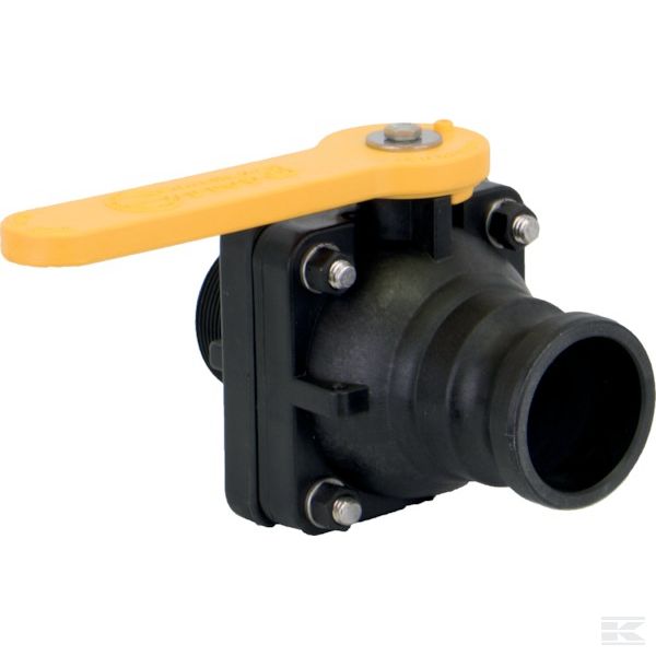 VSFMT204FP 2-ходовой шаровой кран, внешняя резьба 2" x 2" Camlock V-образная деталь