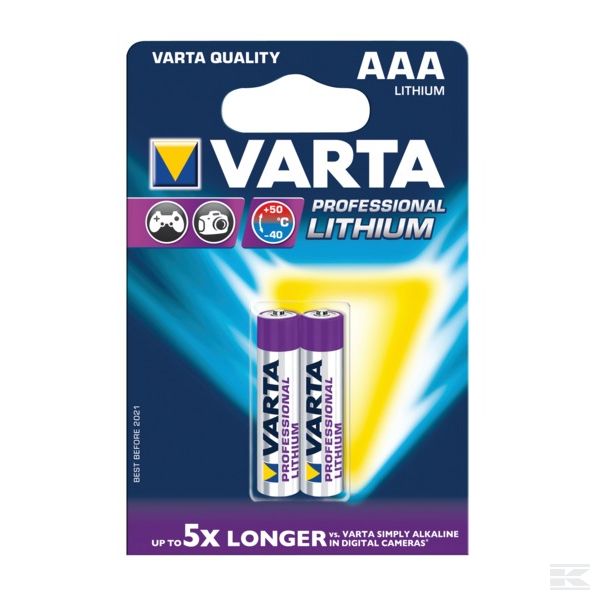 VT6103 Бат. акк. AAA 1,5 В LR03 2 шт.