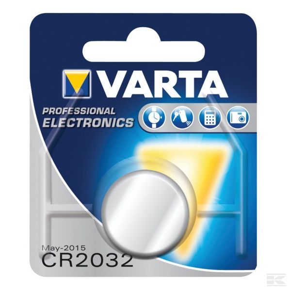 VT6032 Сухая батарея CR 2032  Varta