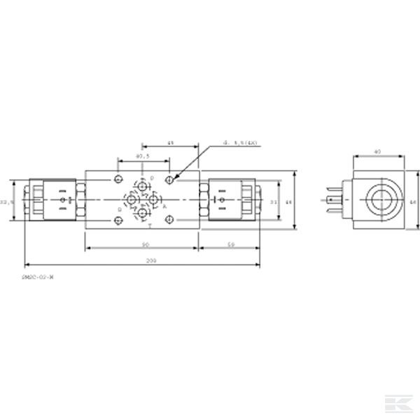 KRMSC03B012C Элект. обр. клапан KRMSC03B01