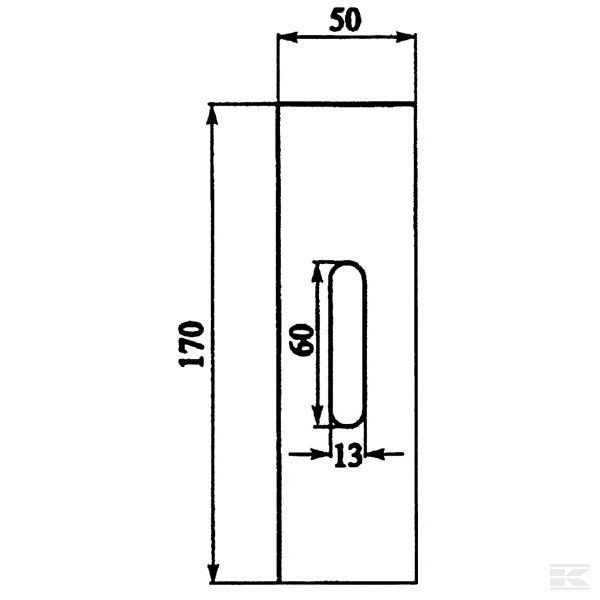 AB130003 Скребки 50x170x3mm Rabe