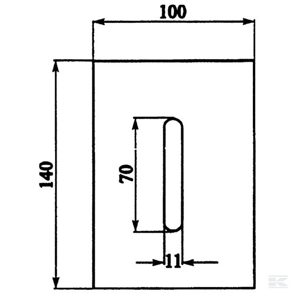 AB080004 Скребки 100x138mm Lely
