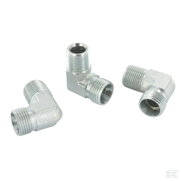 WES12LK38P050GP Угловой патрубок с внешней резьб. WES-RK 50 шт.