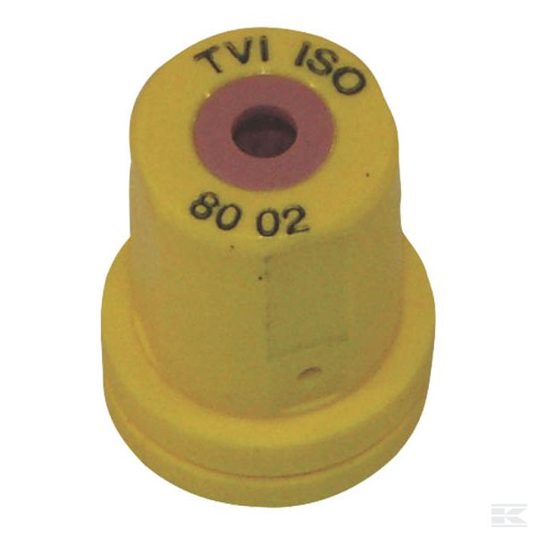 TVI8002 Полый конус инжекторное сопло TVI 80°, желтый  цвет, керамика