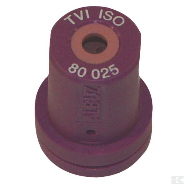 TVI80025 Полый конус инжекторное сопло TVI 80°, фиолетовый цвет, керамика