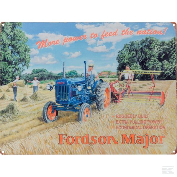 TTF4125 Табличка Fordson Major