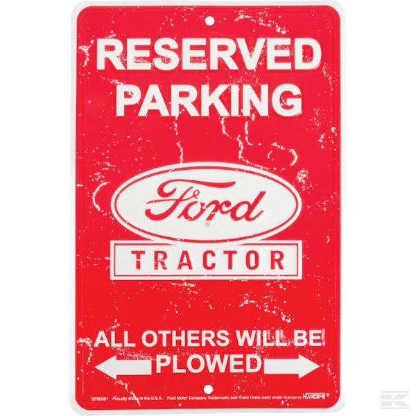 TTF4123 Табличка Ford Reserved parking