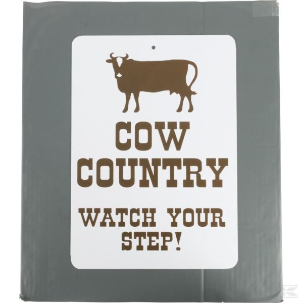 TTF0112 Табличка Cow country