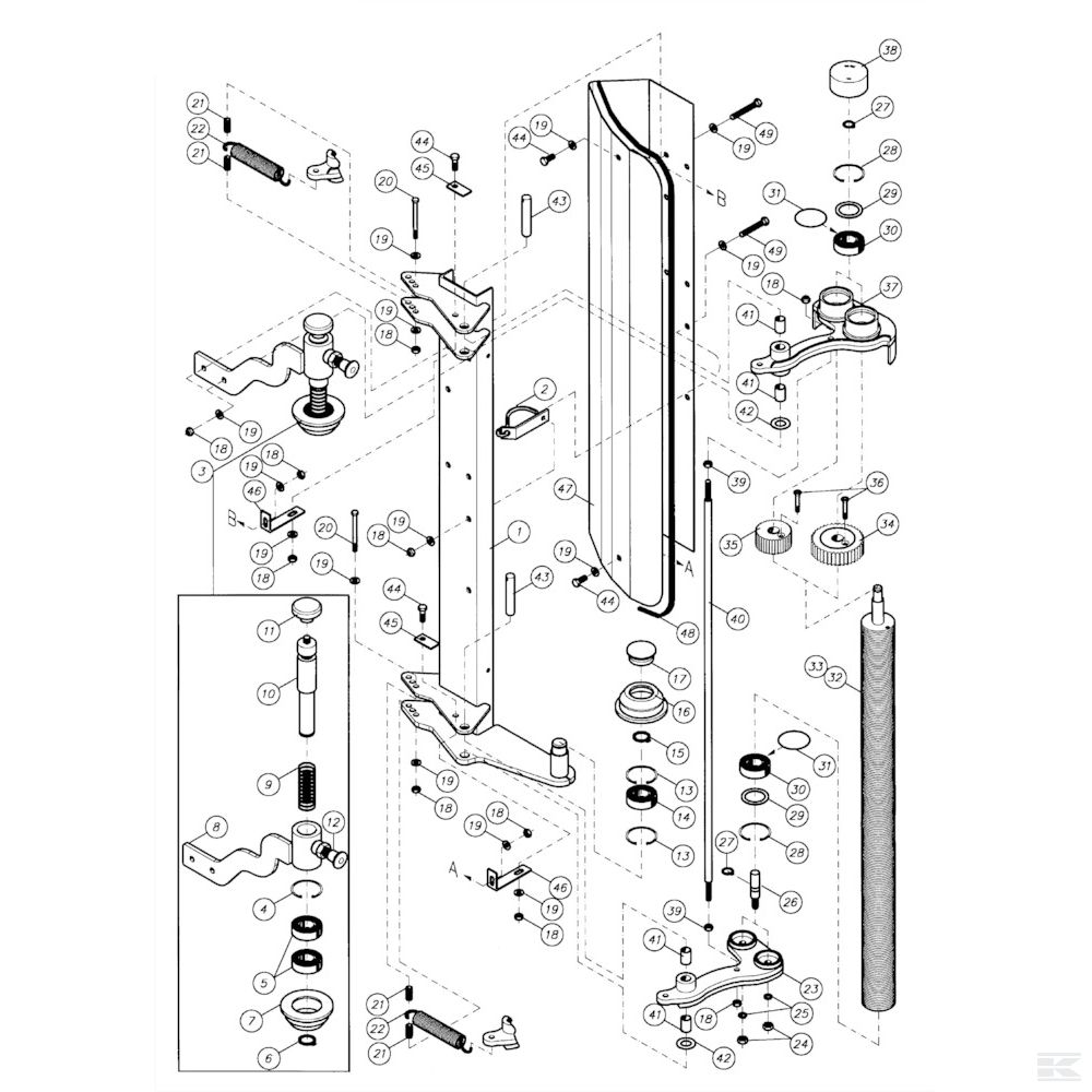 34611320 +Arm hinge upper