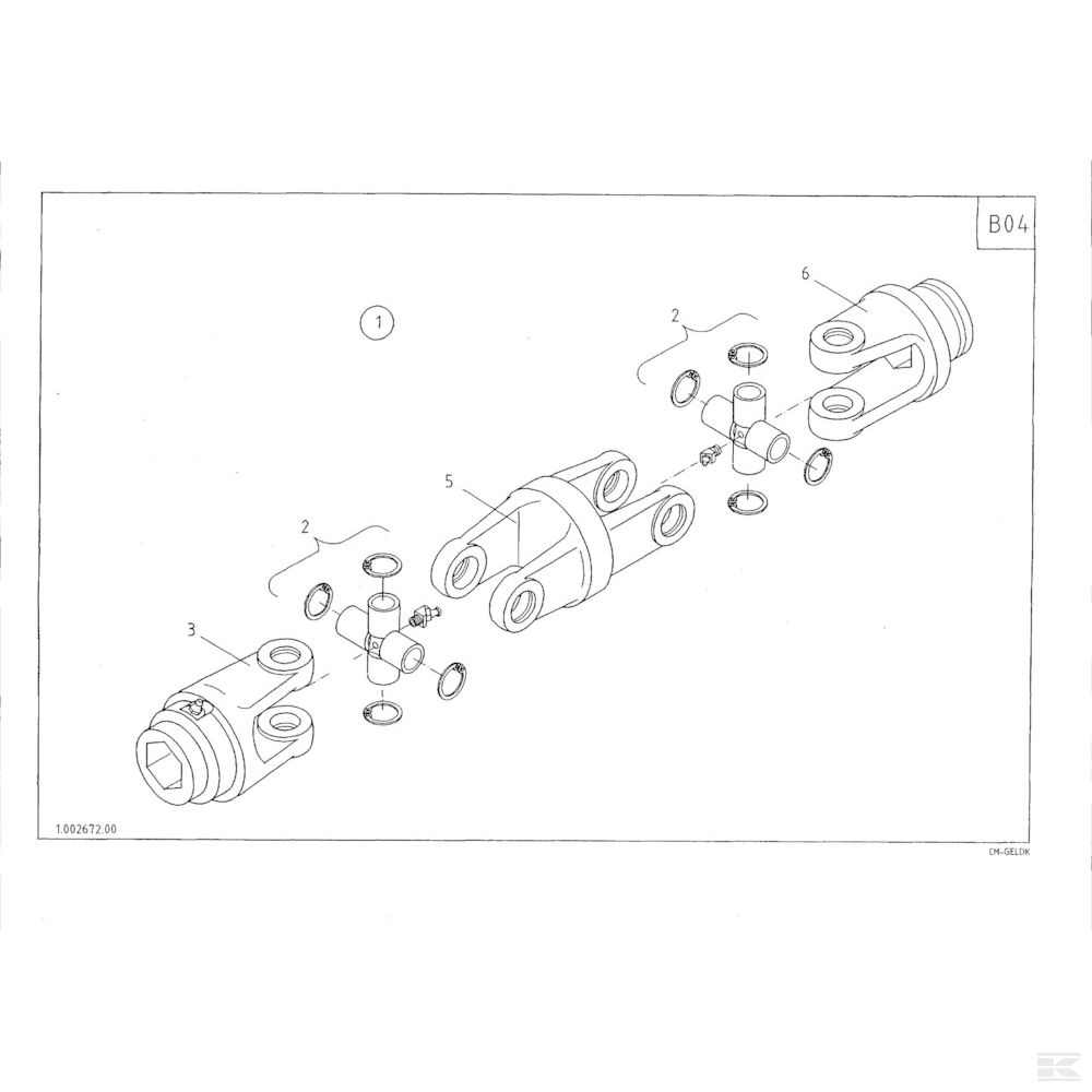 VF16620161 Дв. шарнир с больш. угл. отк.