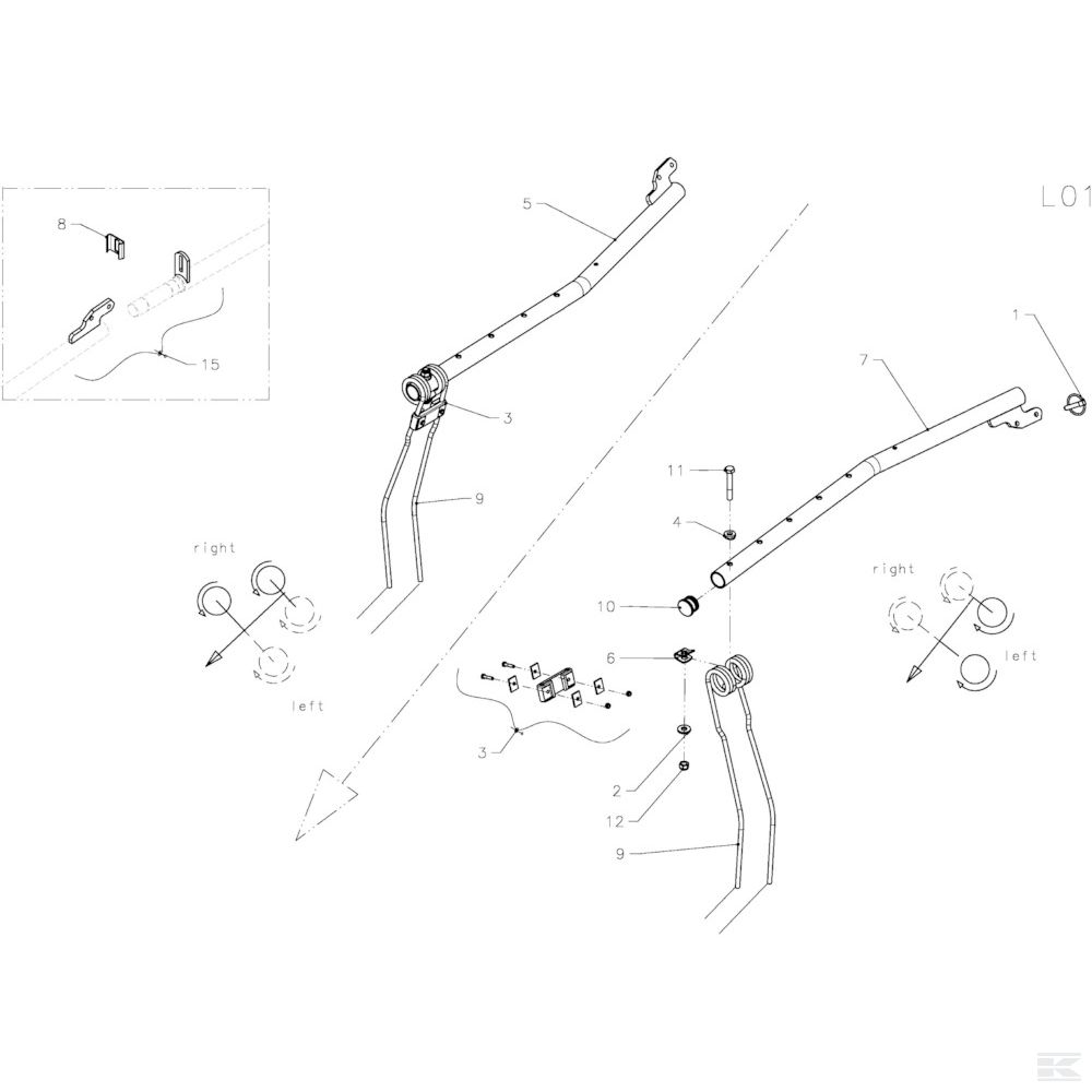 VF1662426494 +Tine Arm Weld. Ccw Rotating