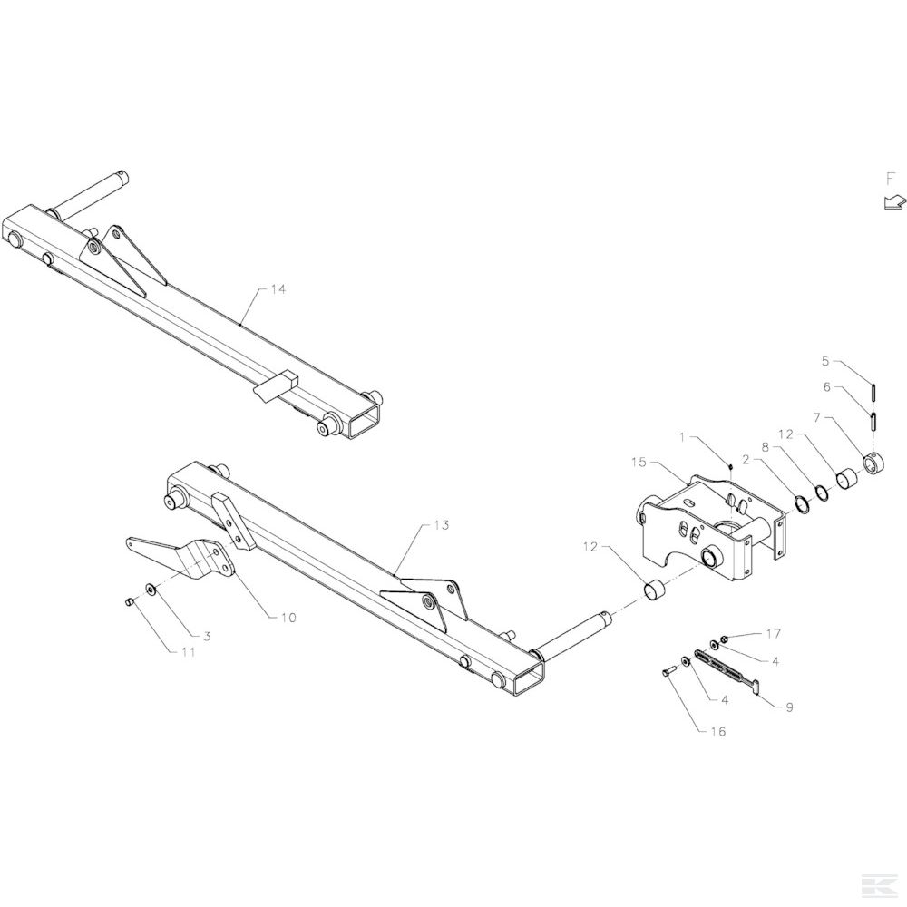 VF1664298577 +Bearing Housing Welded